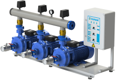 Sumak SMKTC 750 Emişli Çift Kademeli Hidrofor 8 Kat 135 Daire 380 Volt 5.5 Hp