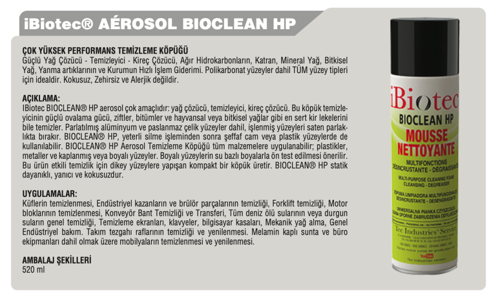 AÉROSOL BIOCLEAN HP