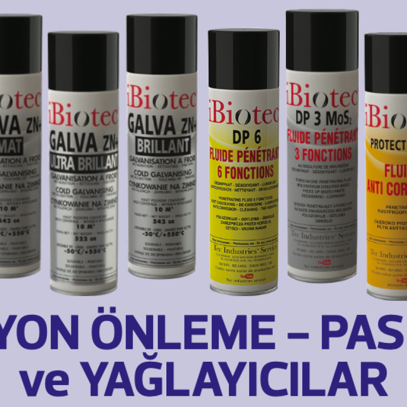 Korozyon Önleme Pas Çözme ve Yağlayıcılar